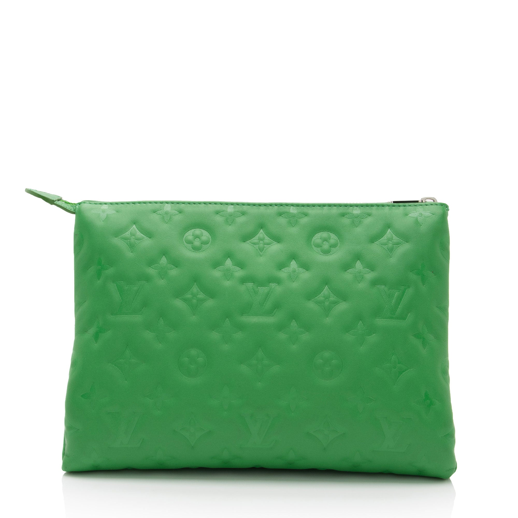 Louis Vuitton Monogram Embossed Lambskin Coussin PM Shoulder Bag (SHF-j2m8SE)