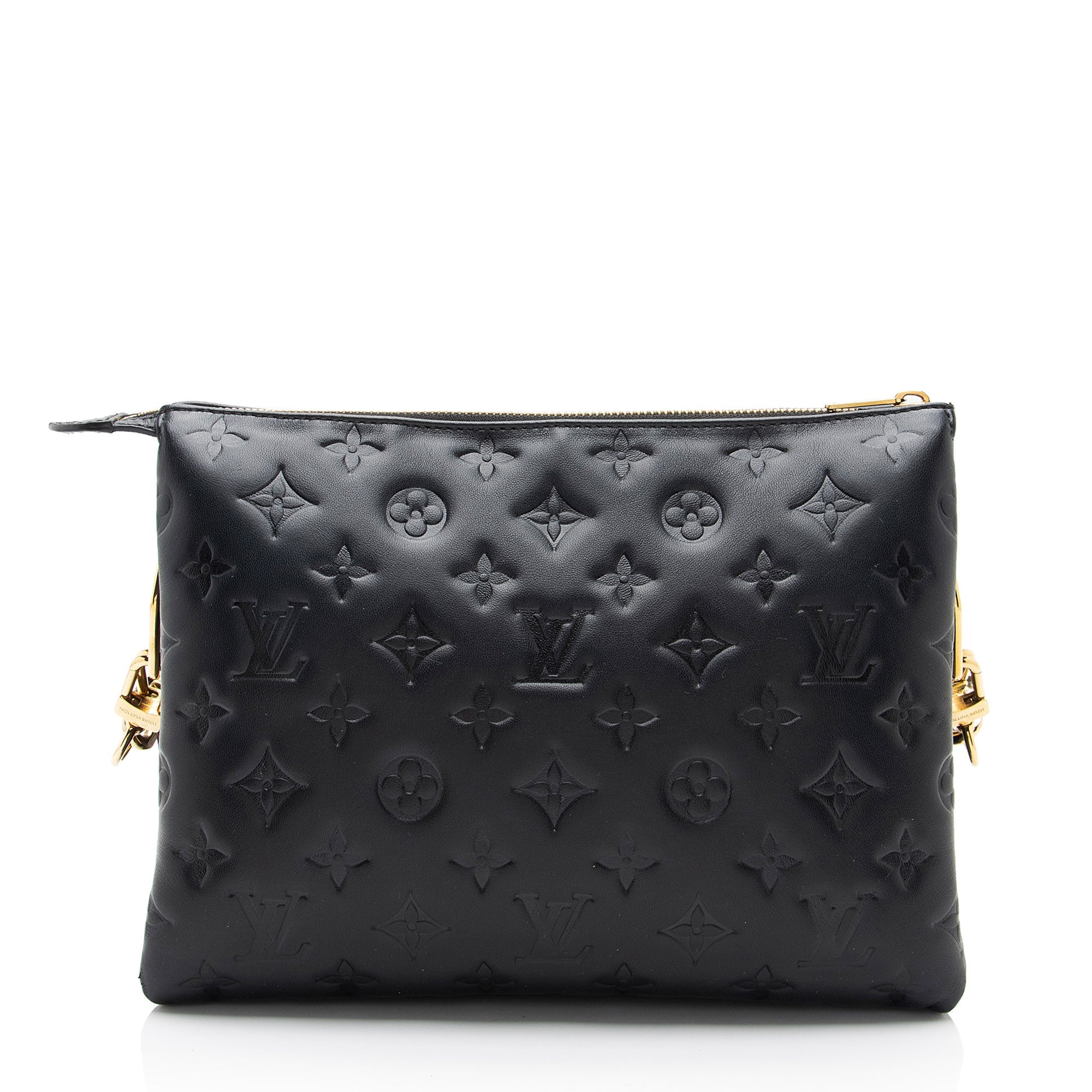 Louis Vuitton Monogram Embossed Lambskin Coussin PM Shoulder Bag (SHF-svpuoF)
