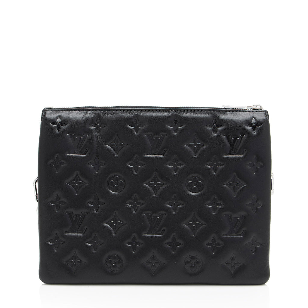 Louis Vuitton Monogram Embossed Lambskin Coussin PM Shoulder Bag (SHF-jwrSkh)