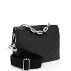 Louis Vuitton Monogram Embossed Lambskin Coussin PM Shoulder Bag (SHF-jwrSkh)