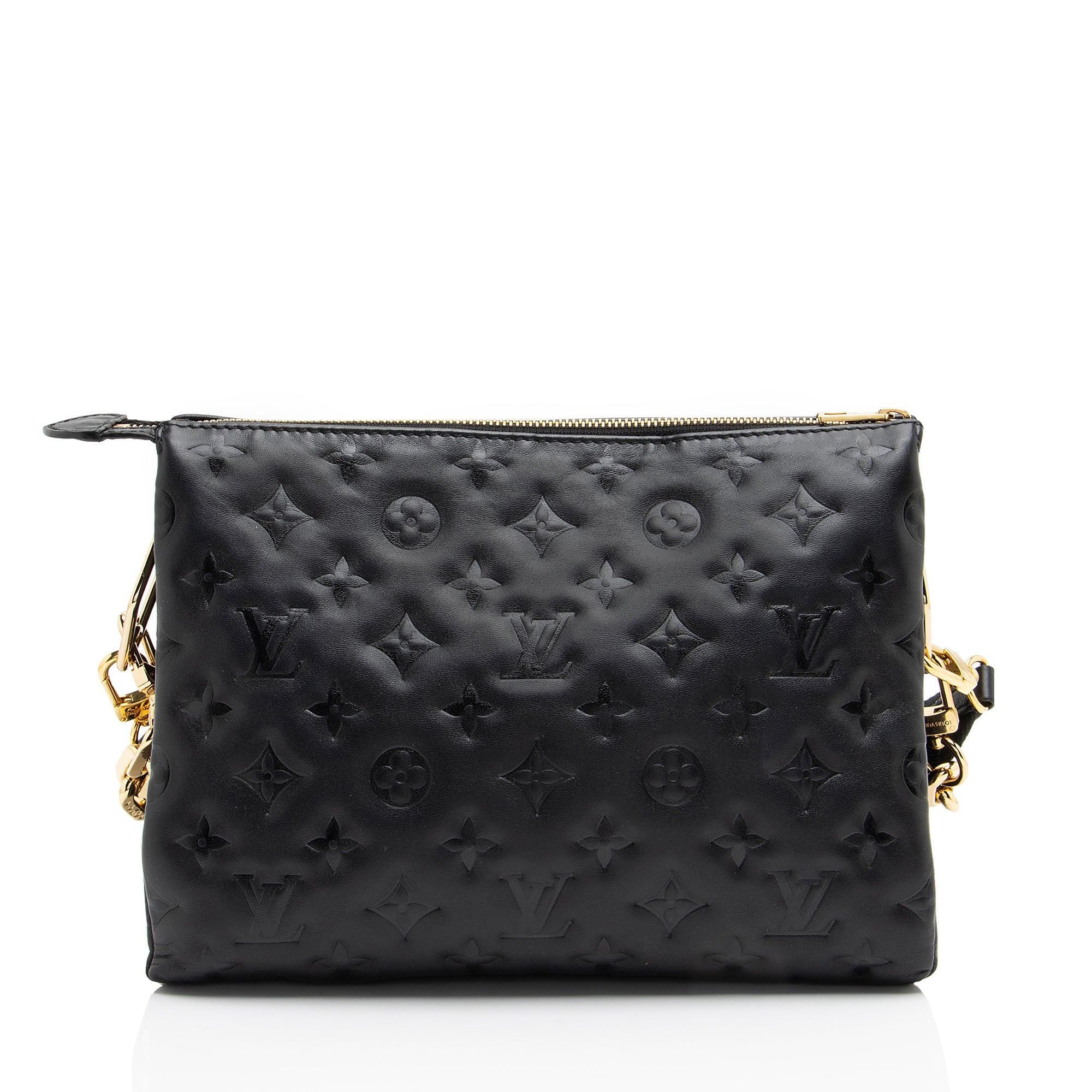 Louis Vuitton Monogram Embossed Lambskin Coussin PM Shoulder Bag