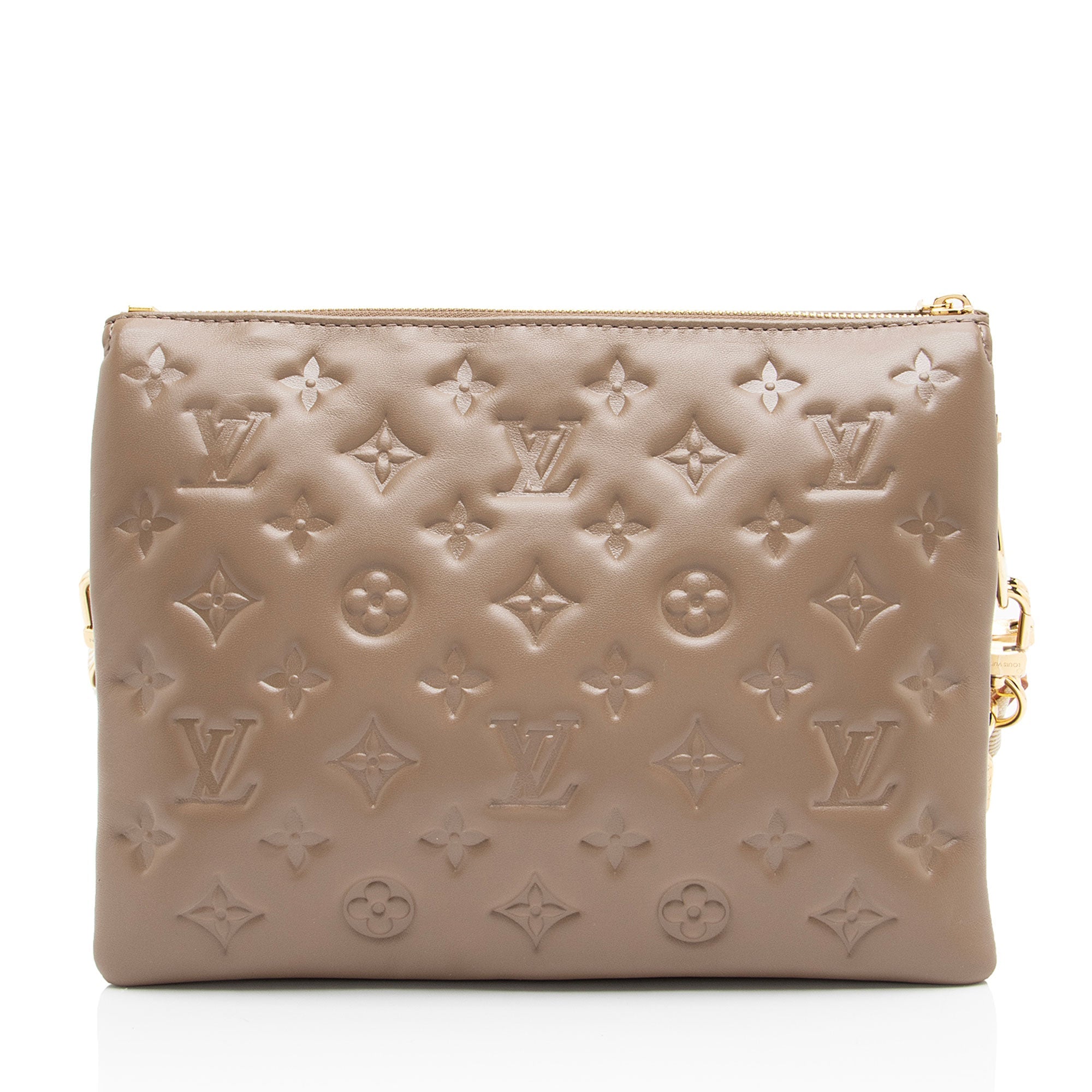 Louis Vuitton Monogram Embossed Lambskin Coussin PM Shoulder Bag