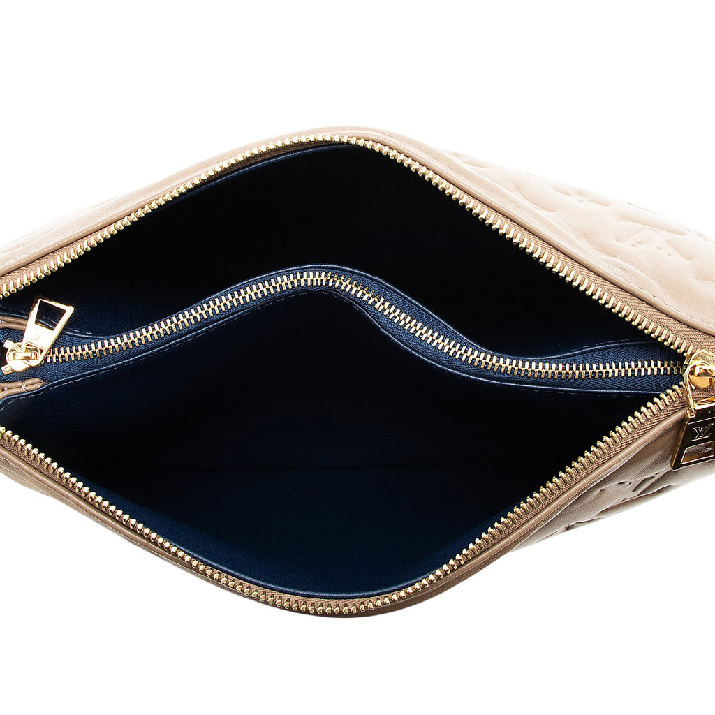 Louis Vuitton Monogram Embossed Lambskin Coussin PM Shoulder Bag