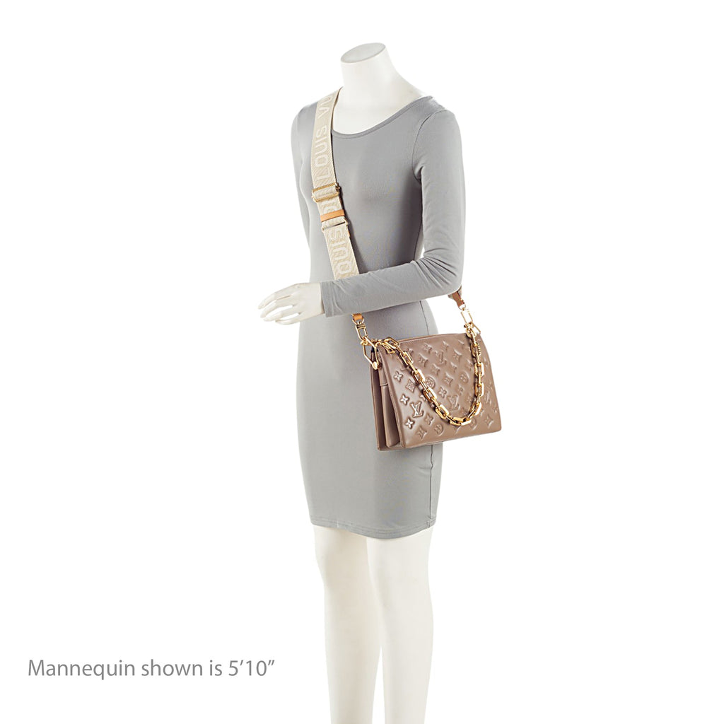 Louis Vuitton Monogram Embossed Lambskin Coussin PM Shoulder Bag