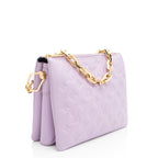 Louis Vuitton Monogram Embossed Lambskin Coussin PM Shoulder Bag