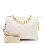 Louis Vuitton Monogram Embossed Lambskin Coussin PM Shoulder Bag
