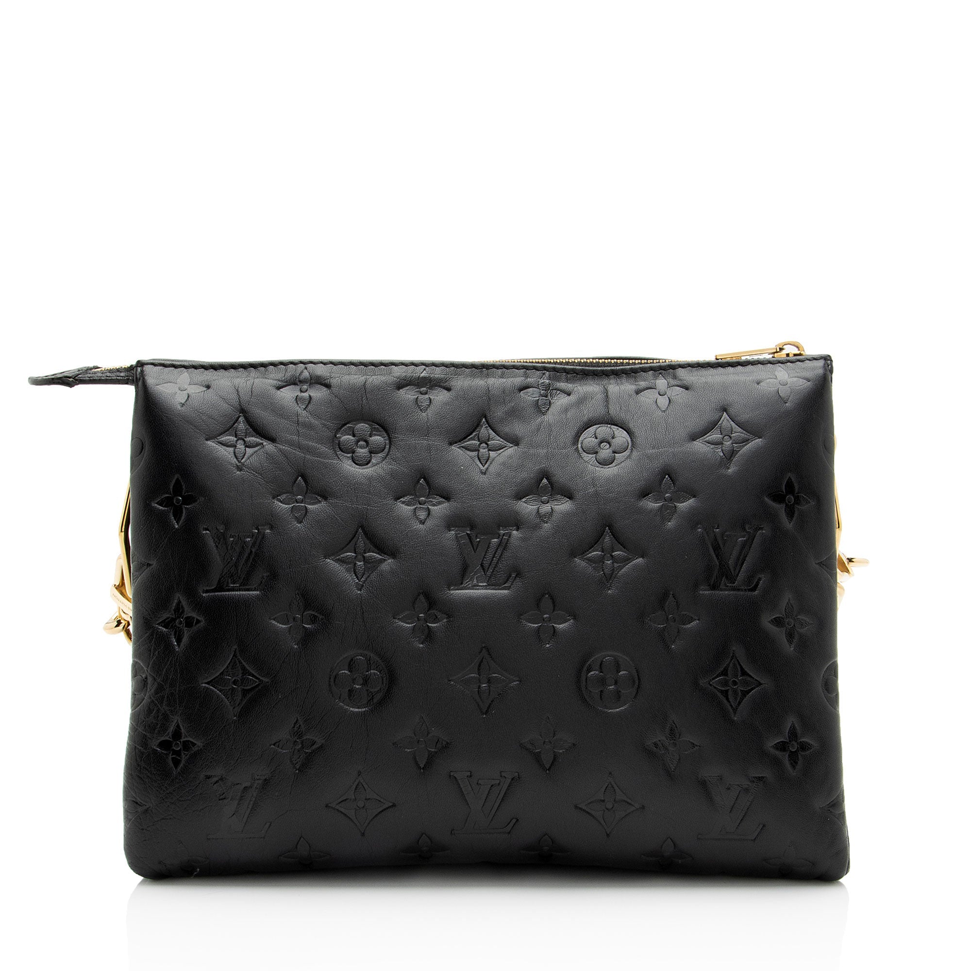 Louis Vuitton Monogram Embossed Lambskin Coussin PM Shoulder Bag