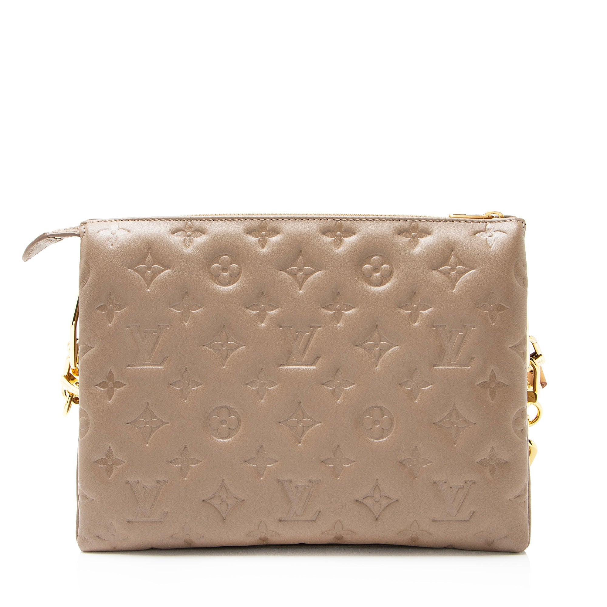 Louis Vuitton Monogram Embossed Lambskin Coussin PM Shoulder Bag