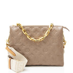 Louis Vuitton Monogram Embossed Lambskin Coussin PM Shoulder Bag
