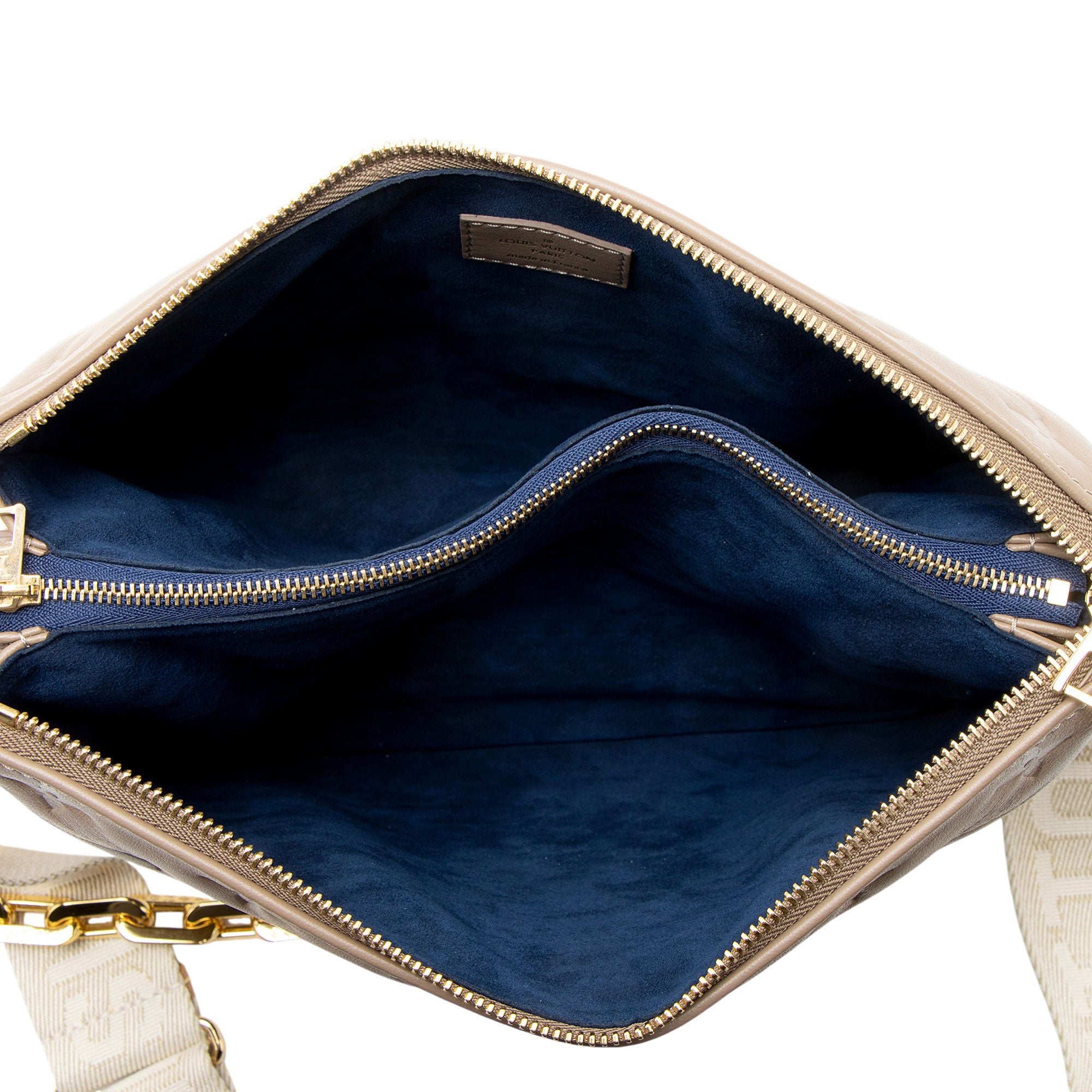 Louis Vuitton Monogram Embossed Lambskin Coussin PM Shoulder Bag