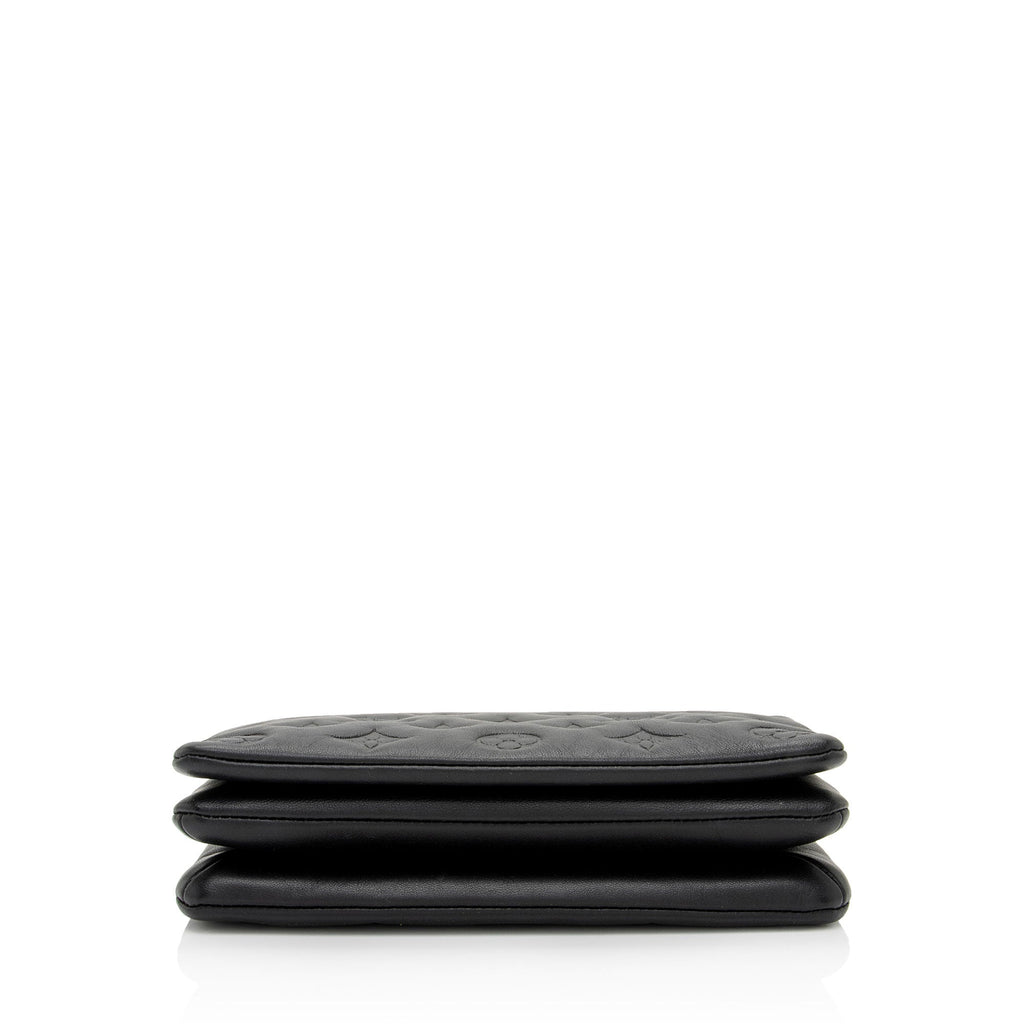Louis Vuitton Monogram Embossed Lambskin Coussin Pochette (SHF-cmWPKU)