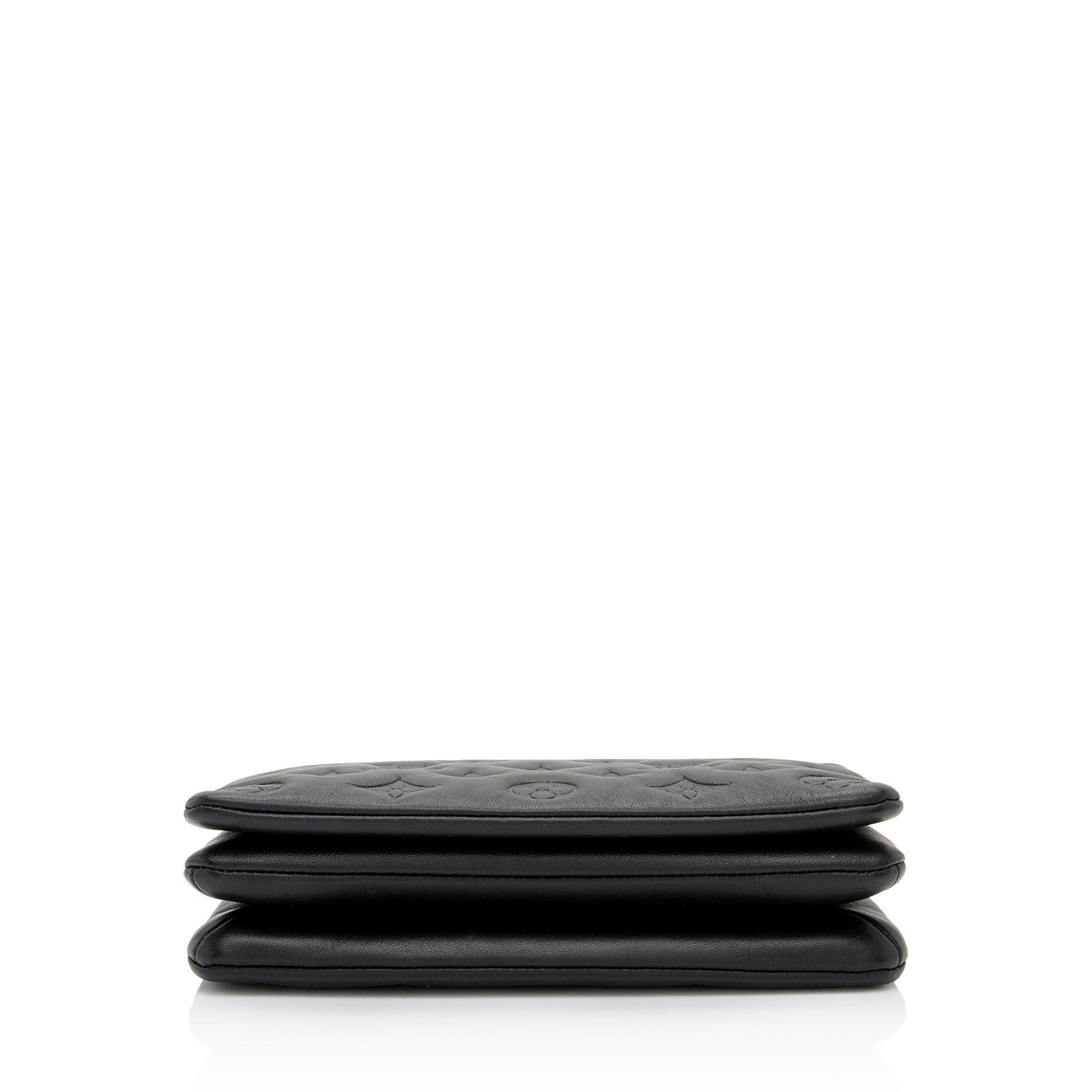 Louis Vuitton Monogram Embossed Lambskin Coussin Pochette (SHF-cmWPKU)
