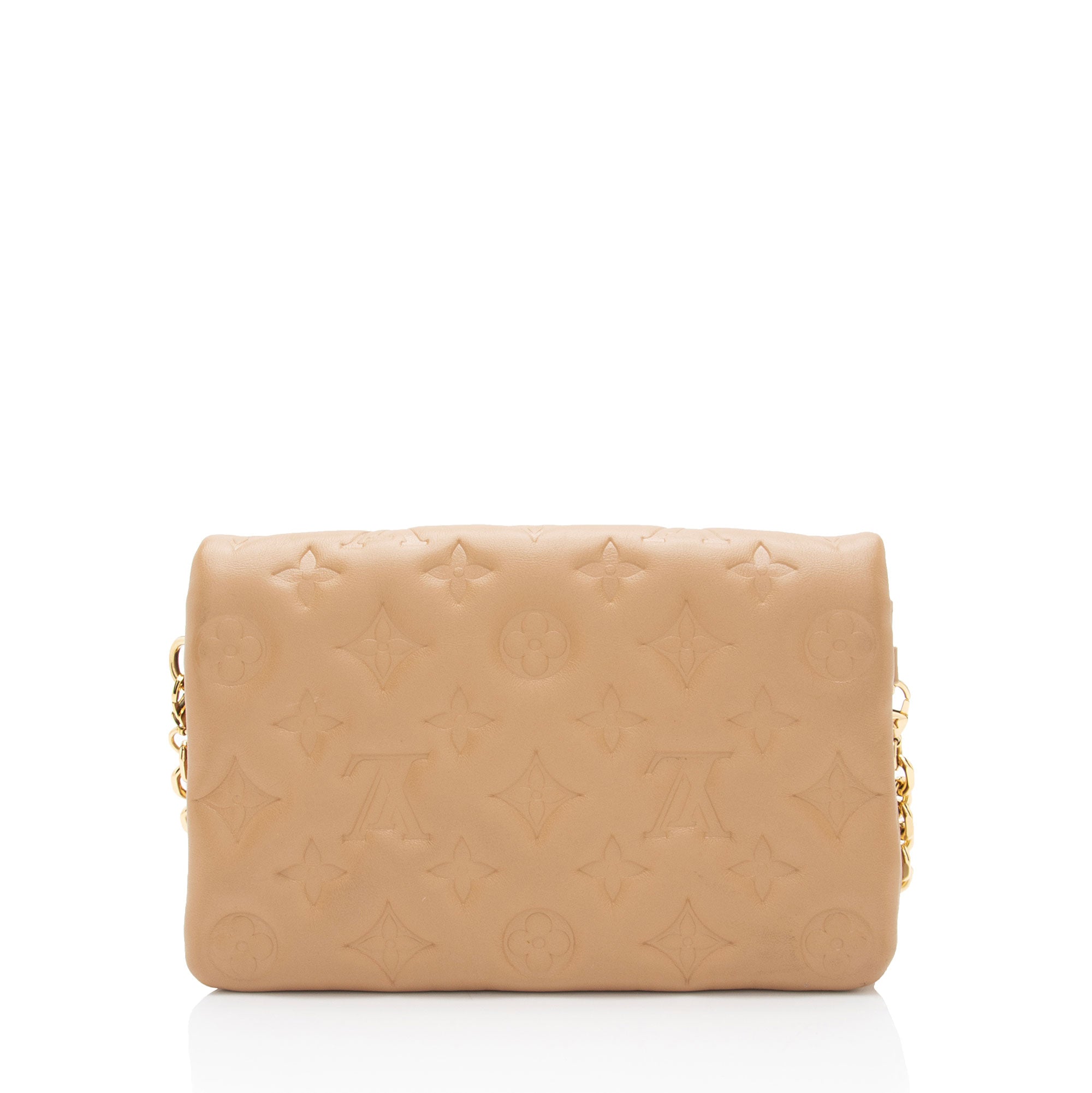 Louis Vuitton Monogram Embossed Lambskin Coussin Pochette (SHF-SesFbD)