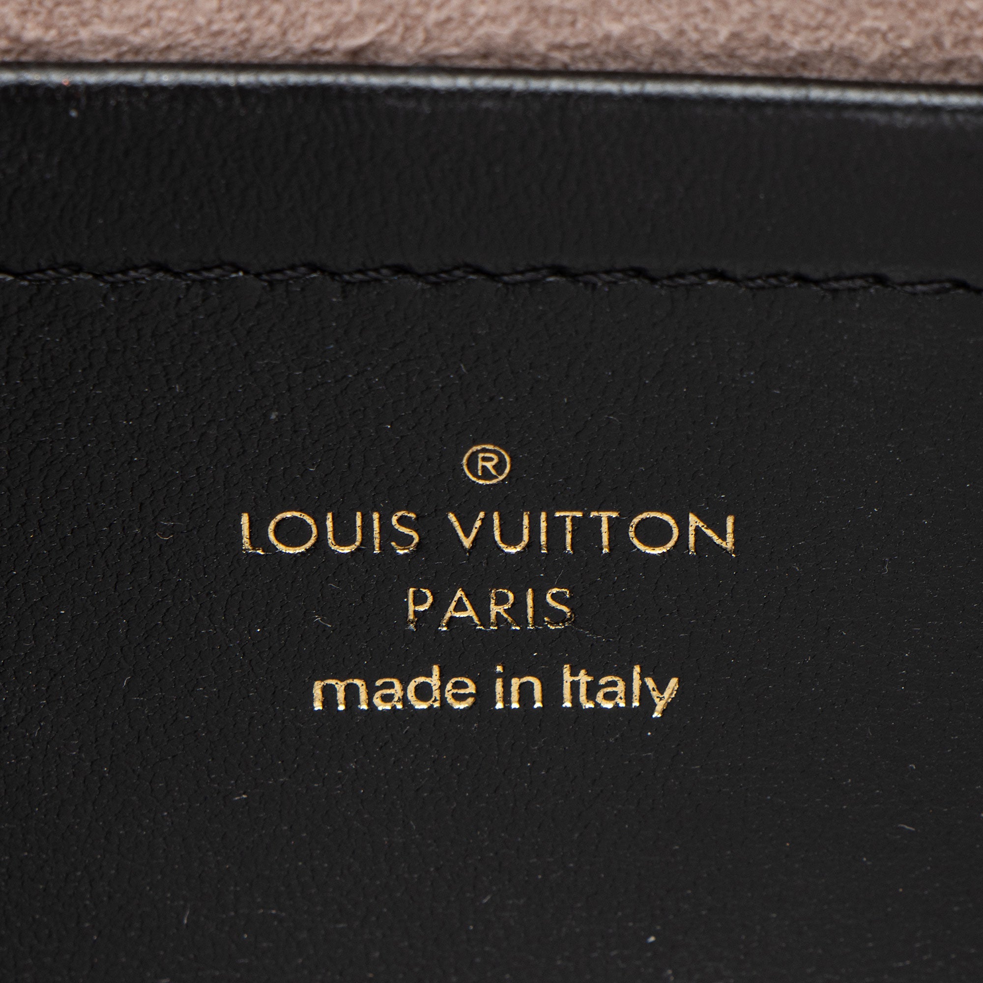 Louis Vuitton Monogram Embossed Lambskin Coussin Pochette