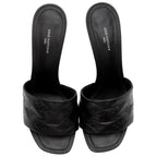 Louis Vuitton Monogram Embossed Lambskin Revival Mules - Size 10 / 40 (SHF-QCnRQZ)