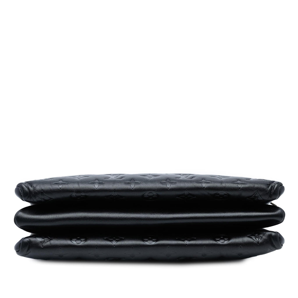 Louis Vuitton Monogram Embossed Puffy Lambskin Coussin MM
