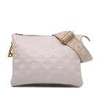 Louis Vuitton Monogram Embossed Puffy Lambskin Coussin PM