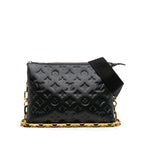 Louis Vuitton Monogram Embossed Puffy Lambskin Coussin PM