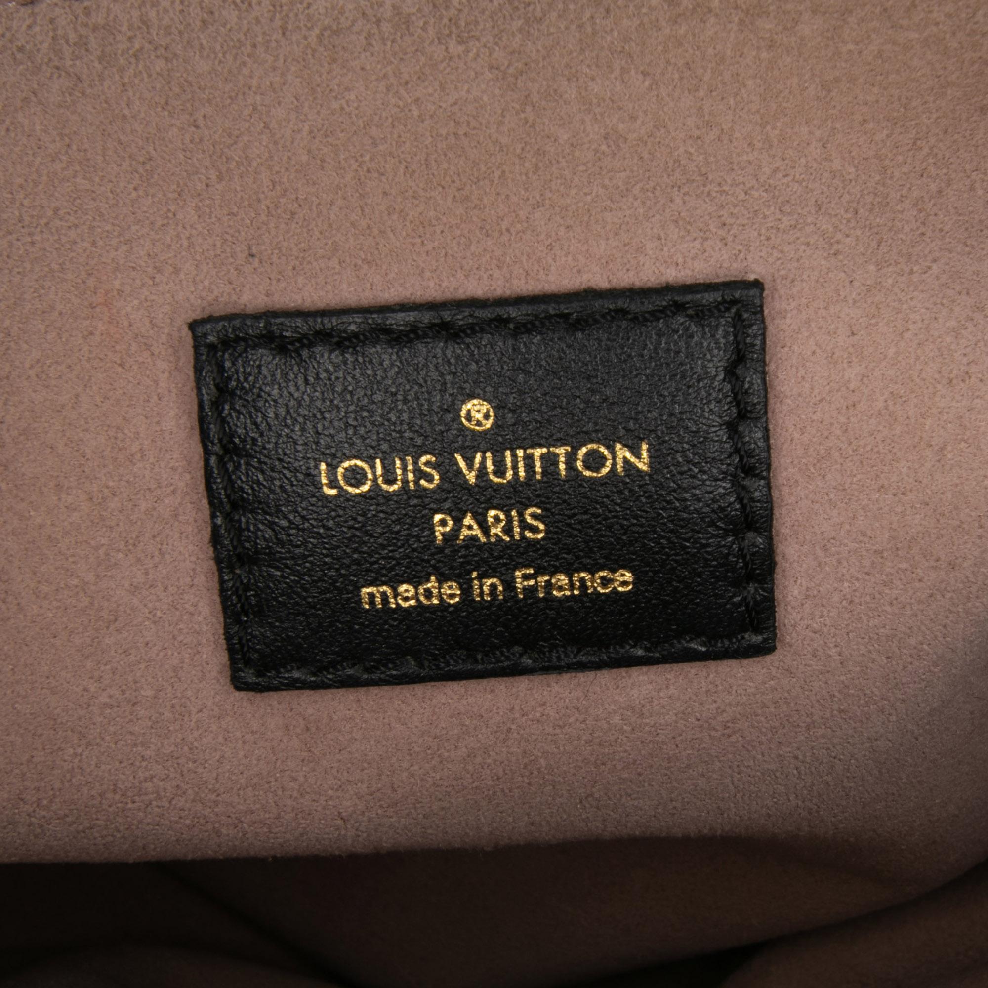 Louis Vuitton Monogram Embossed Puffy Lambskin Coussin PM