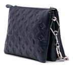 Louis Vuitton Monogram Embossed Puffy Lambskin Coussin PM