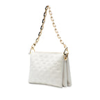 Louis Vuitton Monogram Embossed Puffy Lambskin Coussin PM
