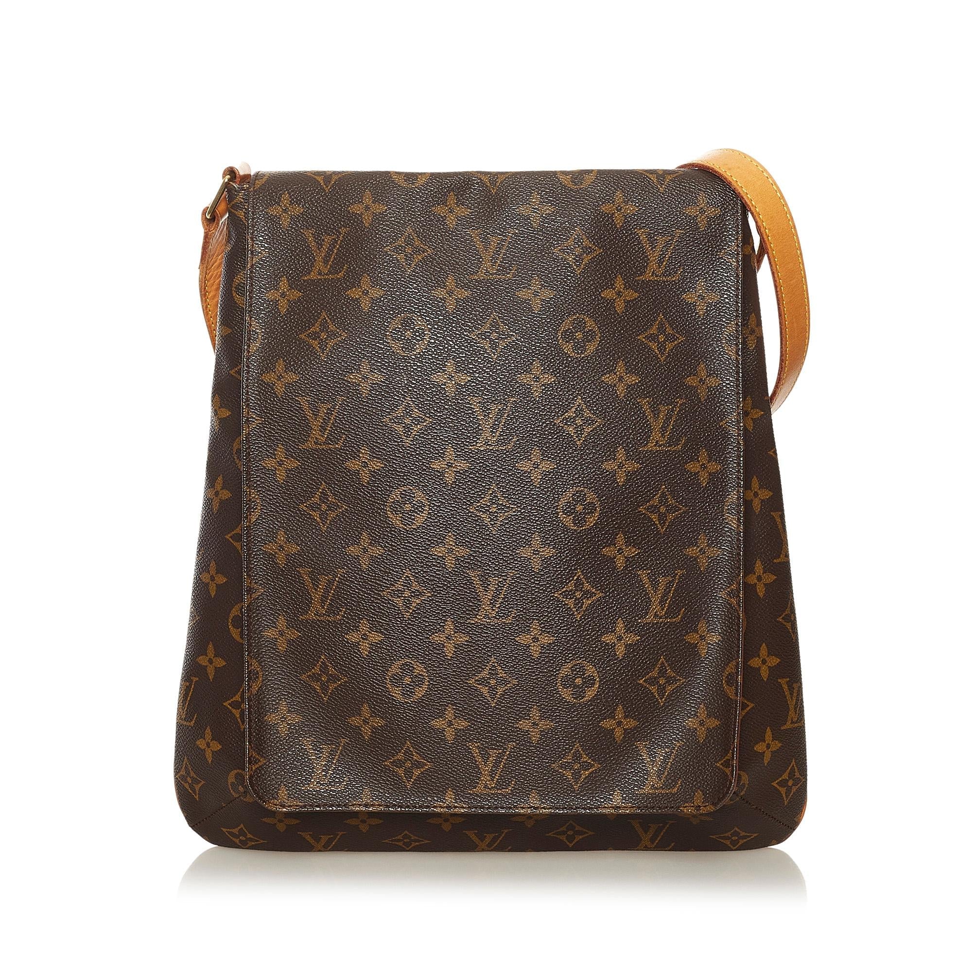 Louis Vuitton Monogram GM Musette Salsa Long Strap (SHG-35573)