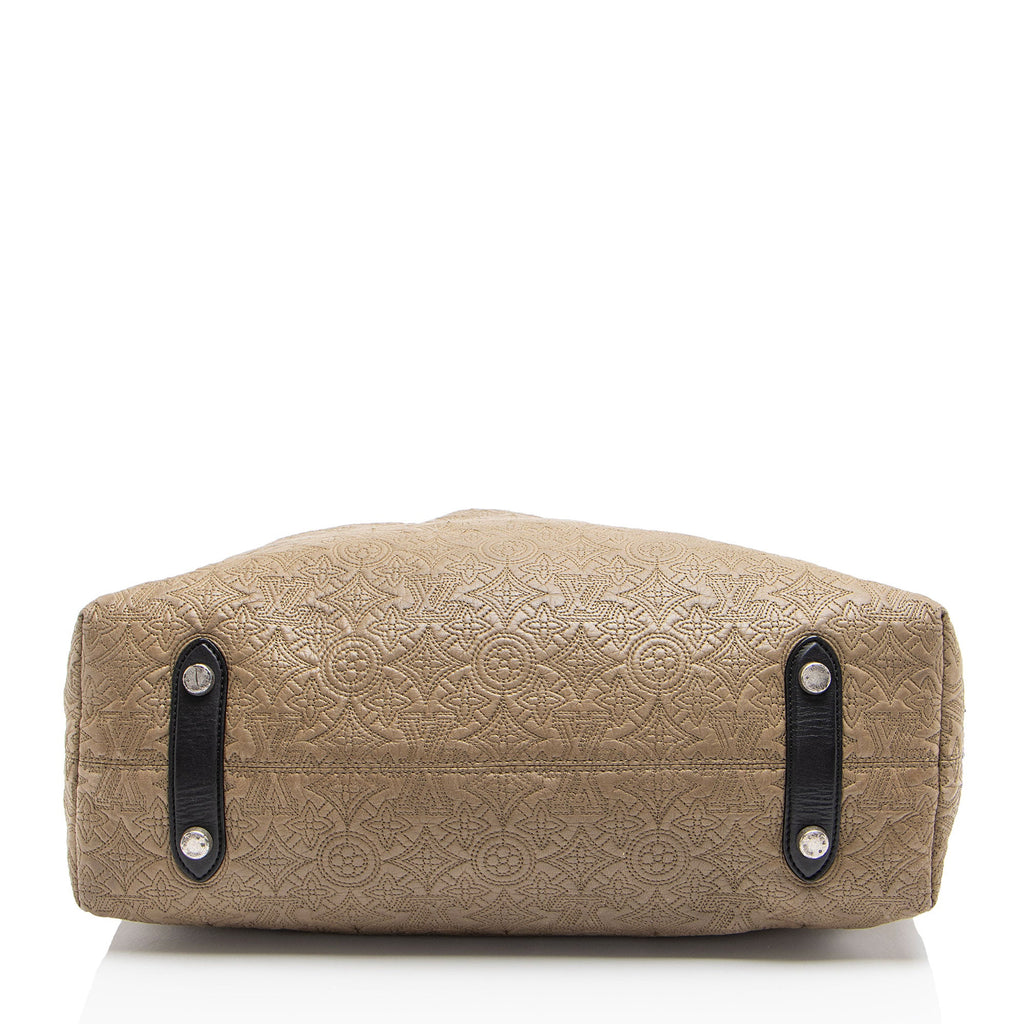 Louis Vuitton Monogram Lambskin Antheia GM Hobo