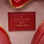 Louis Vuitton Monogram Lambskin Sac Coueur Heart on Chain (SHF-VfXfrg)