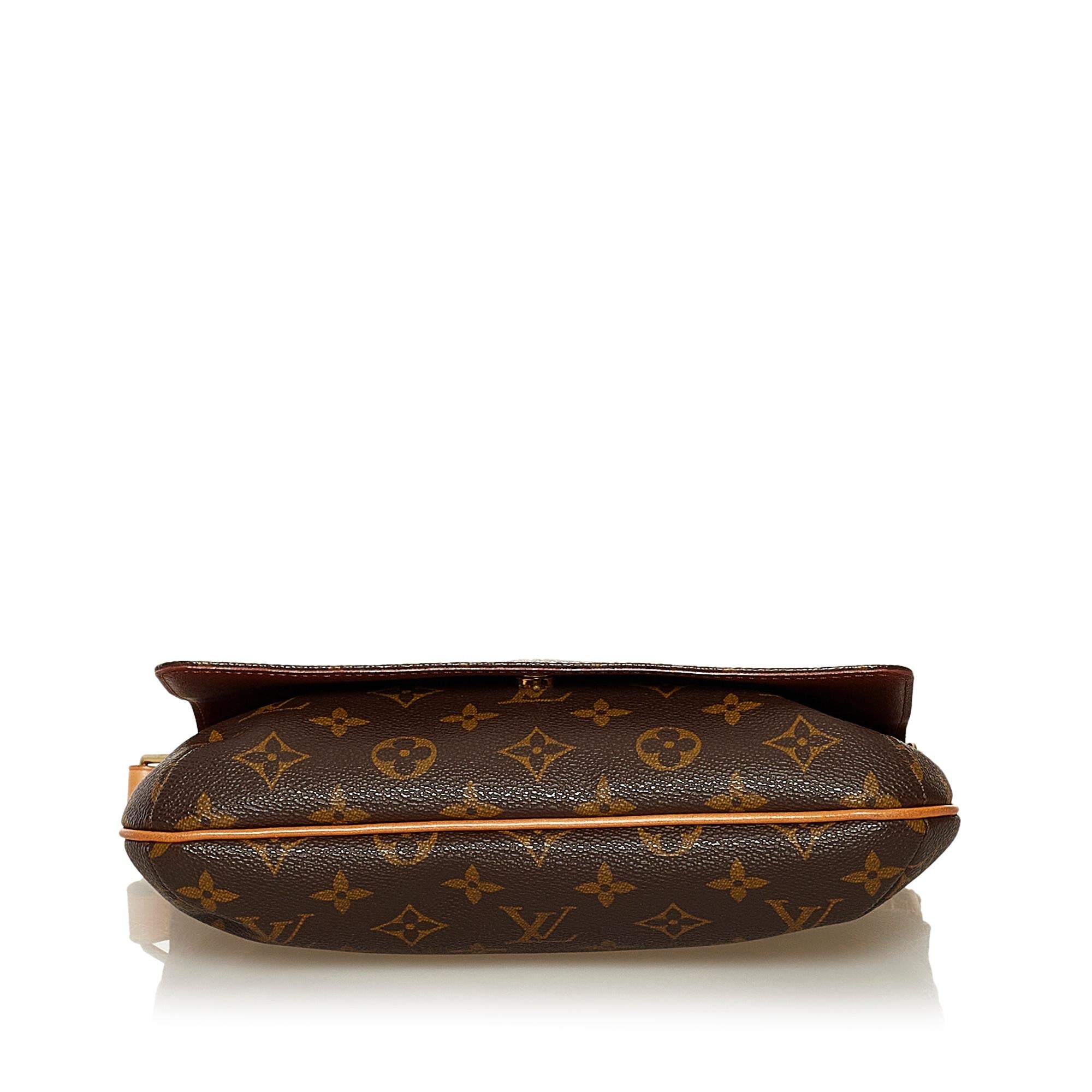 Louis Vuitton Monogram Musette Tango Long Strap (SHG-35331)