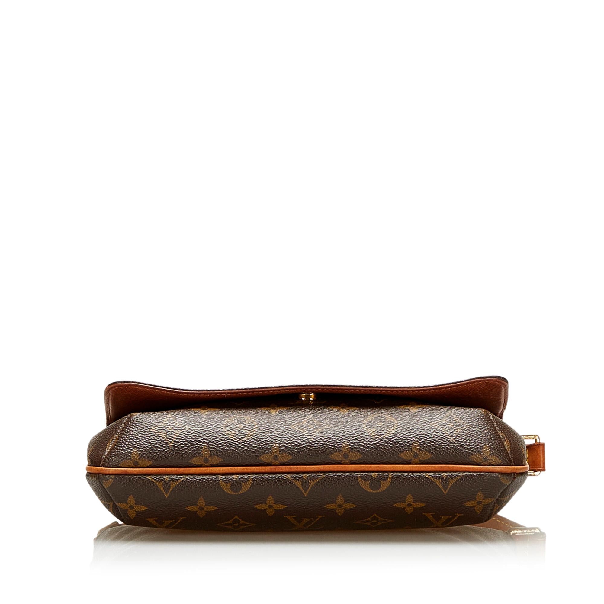 Louis Vuitton Monogram Musette Tango Long Strap (SHG-35911)
