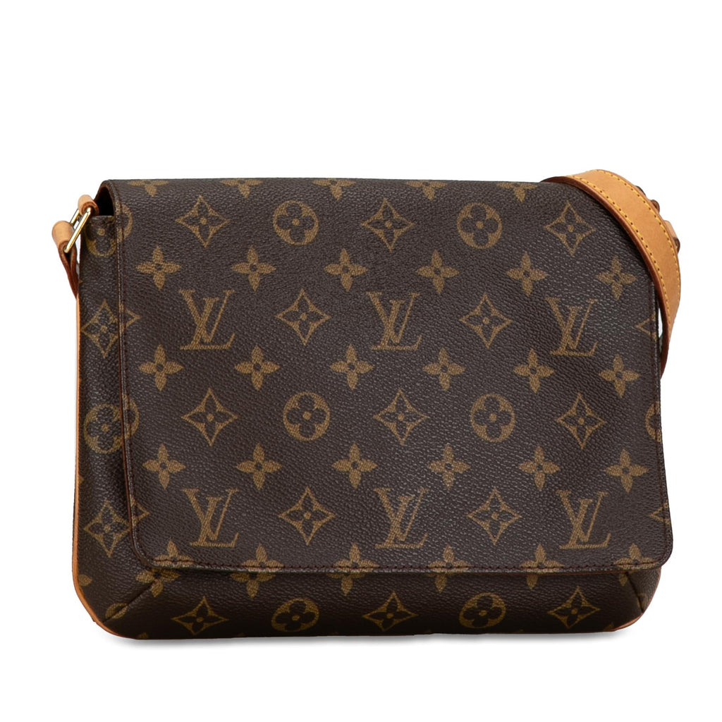 Louis Vuitton Monogram Musette Tango Short Strap (SHG-dK7FUh)