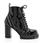 Louis Vuitton Patent Calfskin Logo Star Trail Ankle Boots - Size 9 / 39 (SHF-zRYNNb)