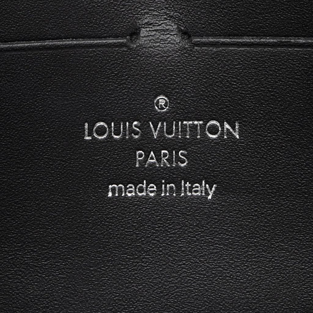 Louis Vuitton Suede Calfskin Wild Leopard Print Twist Chain Wallet (SHF-640zA2)