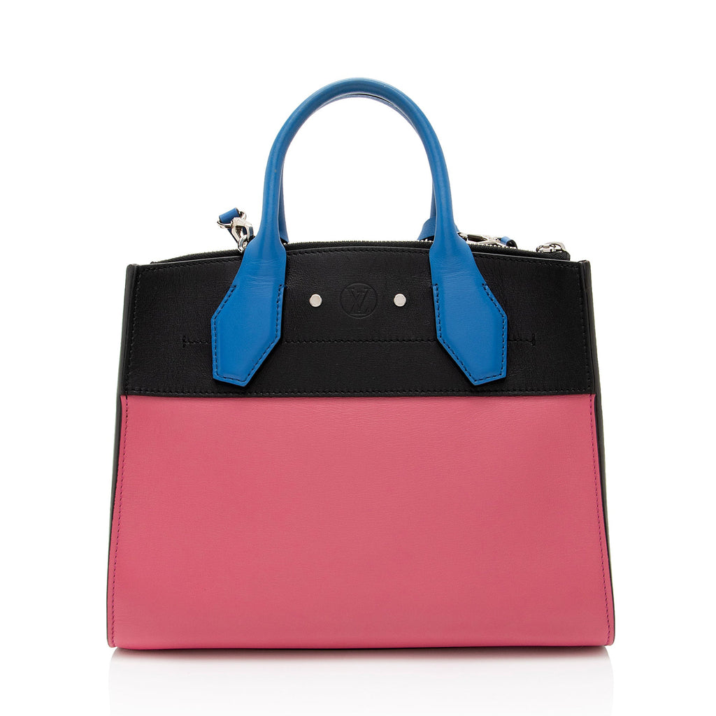 Louis Vuitton Calfskin City Steamer PM Tote