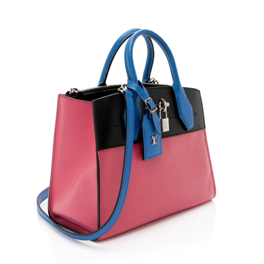Louis Vuitton Calfskin City Steamer PM Tote