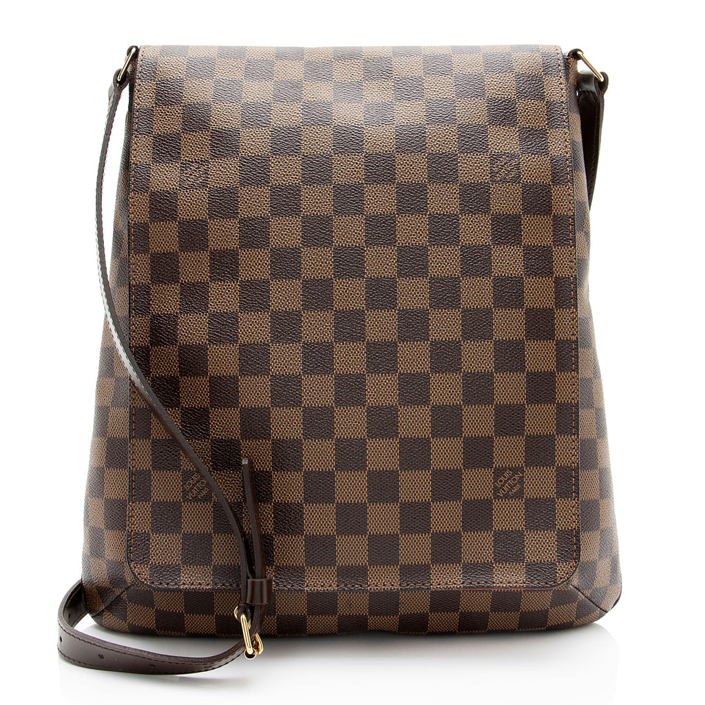 Louis Vuitton Vintage Damier Ebene Musette Salsa GM Shoulder Bag