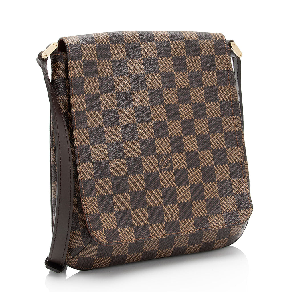 Louis Vuitton Vintage Damier Ebene Musette Salsa Shoulder Bag (SHF-IIsrMl)