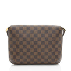 Louis Vuitton Vintage Damier Ebene Musette Tango Shoulder Bag (SHF-FZaXbp)