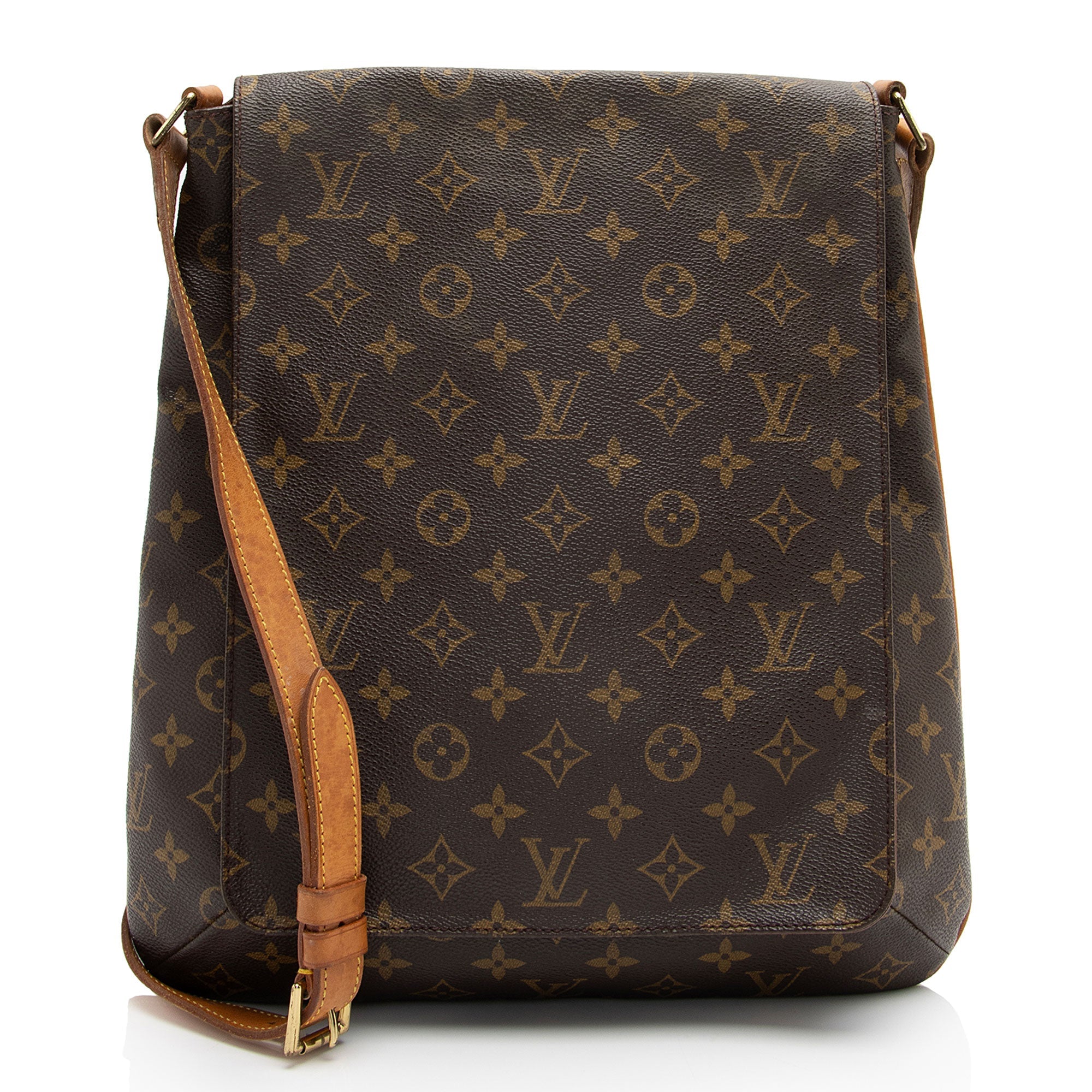 Louis Vuitton Vintage Monogram Canvas Musette Salsa GM Shoulder Bag (SHF-DU9y35)