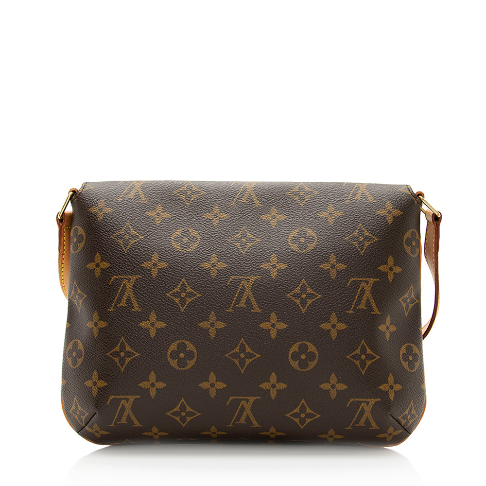 Louis Vuitton Vintage Monogram Canvas Musette Tango Shoulder Bag (SHF-19744)