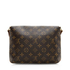 Louis Vuitton Vintage Monogram Canvas Musette Tango Shoulder Bag (SHF-20339)
