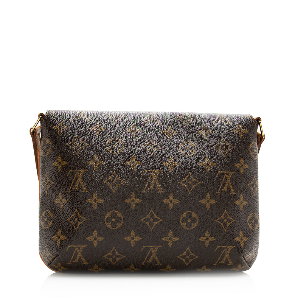 Louis Vuitton Vintage Monogram Canvas Musette Tango Shoulder Bag (SHF-20340)