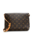 Louis Vuitton Vintage Monogram Canvas Musette Tango Shoulder Bag (SHF-20340)