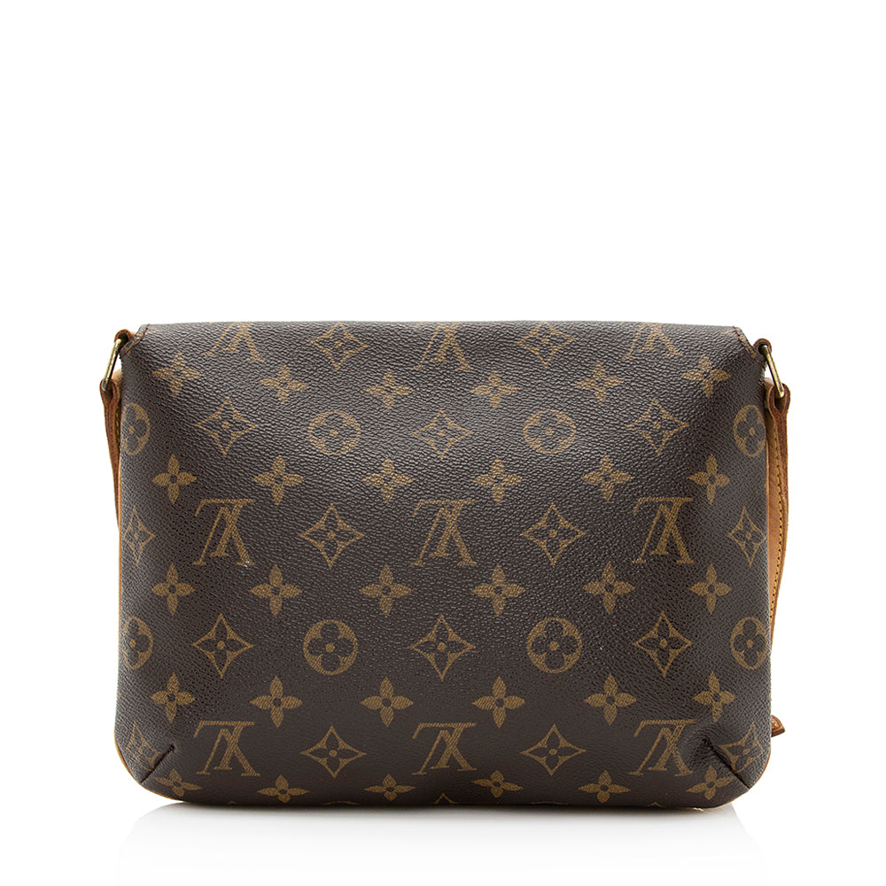 Louis Vuitton Vintage Monogram Canvas Musette Tango Shoulder Bag - FINAL SALE (SHF-20117)