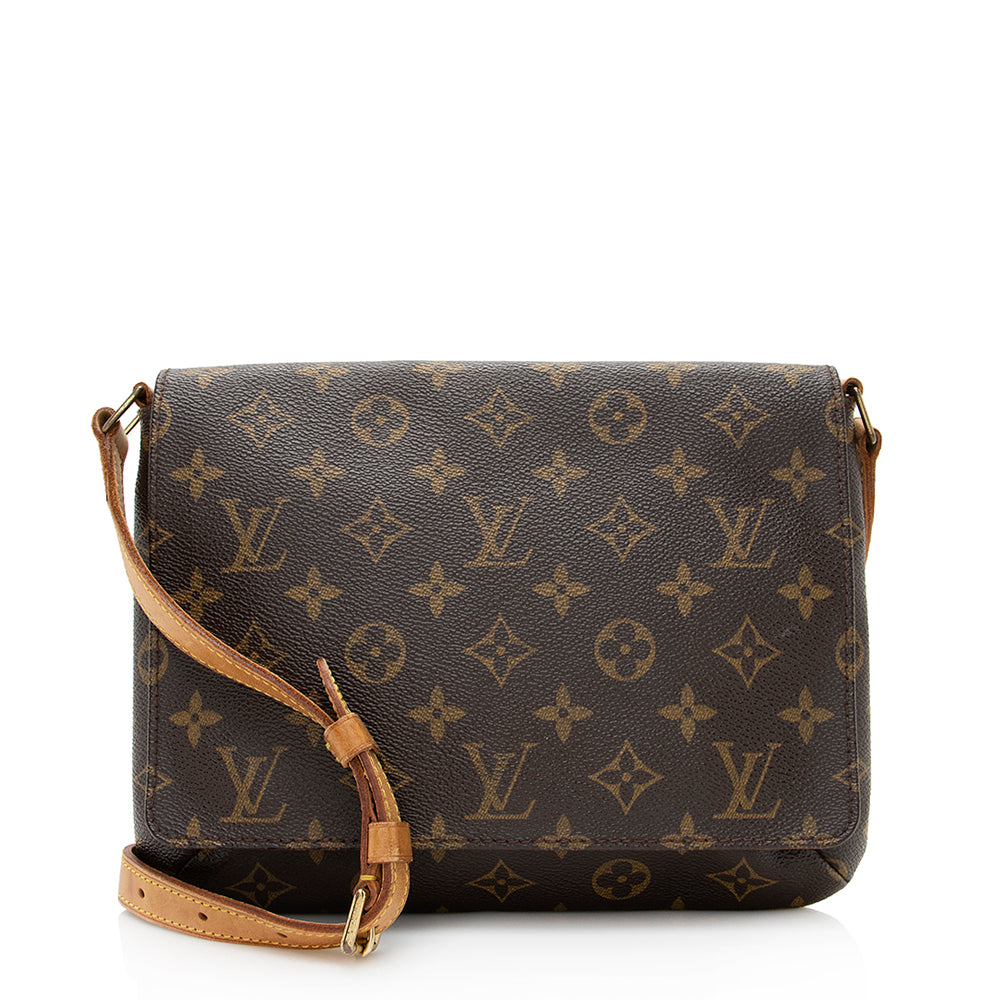 Louis Vuitton Vintage Monogram Canvas Musette Tango Shoulder Bag - FINAL SALE (SHF-20117)