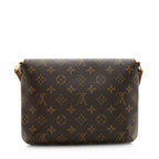 Louis Vuitton Vintage Monogram Canvas Musette Tango Shoulder Bag (SHF-20774)