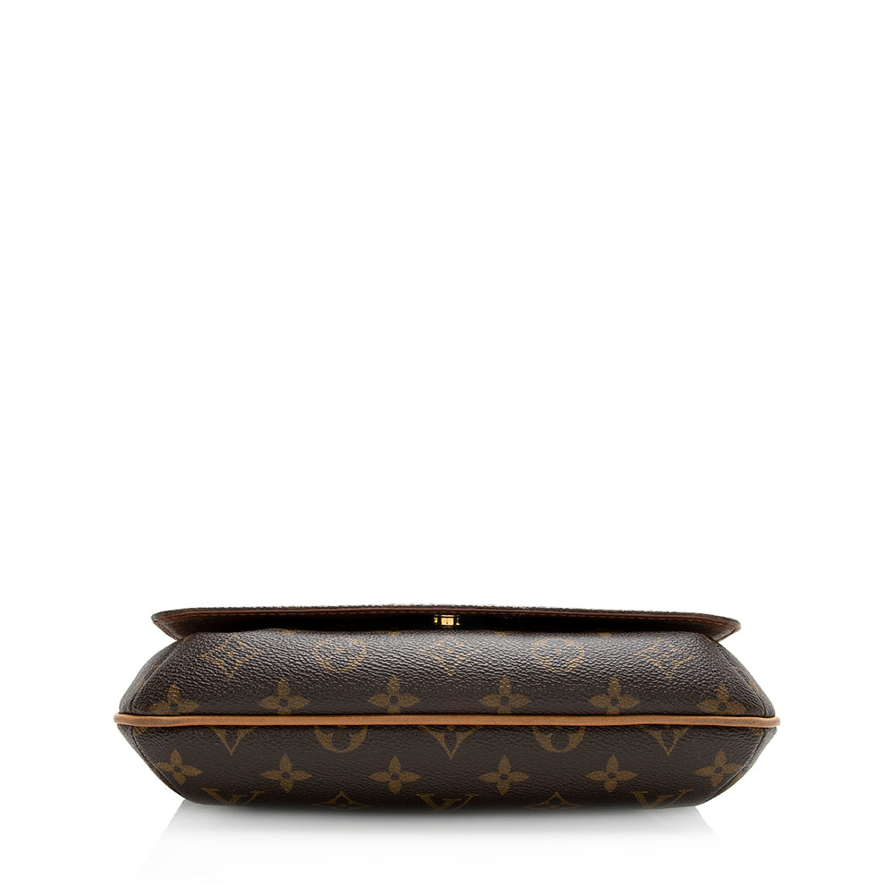 Louis Vuitton Vintage Monogram Canvas Musette Tango Shoulder Bag (SHF-20774)