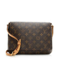 Louis Vuitton Vintage Monogram Canvas Musette Tango Shoulder Bag (SHF-20774)