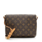 Louis Vuitton Vintage Monogram Canvas Musette Tango Shoulder Bag (SHF-23533)