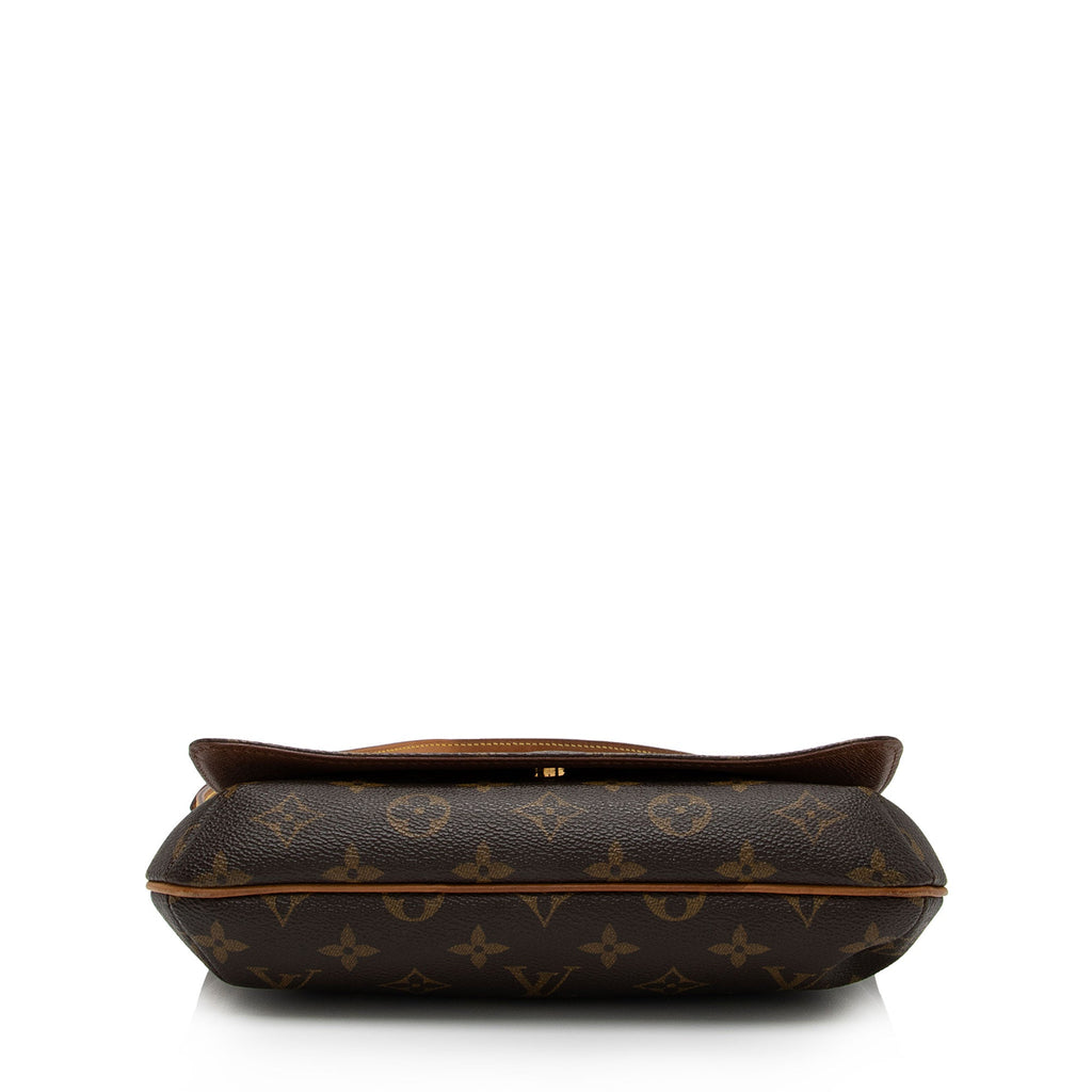 Louis Vuitton Vintage Monogram Canvas Musette Tango Shoulder Bag (SHF-KMDI1u)